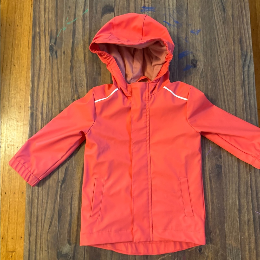 Kids Lined Hooded Rain Jacket